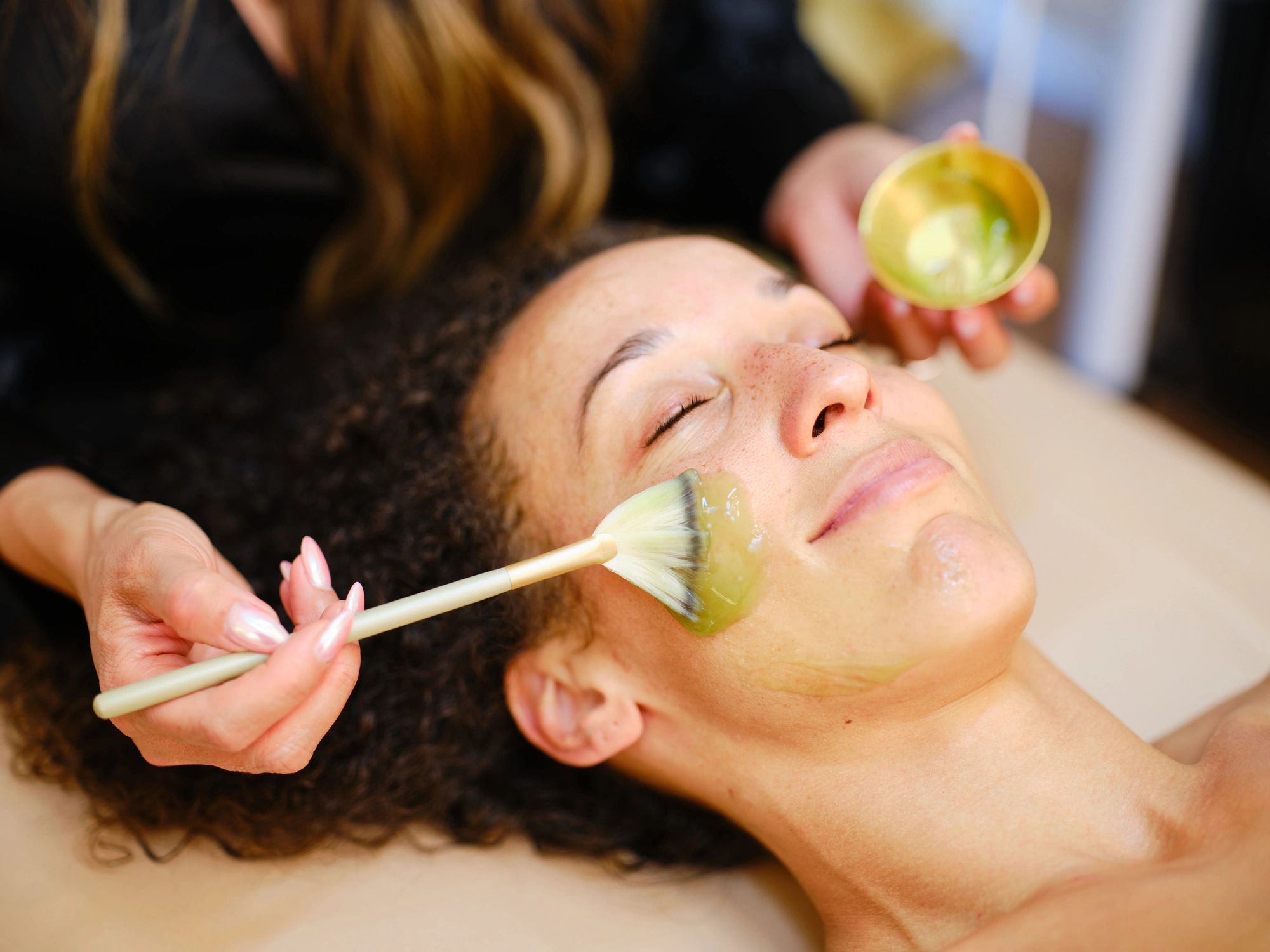 Facial treatment at Sanctuary Beauty and Wellness